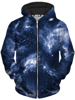 Art Design Works - Deep Blue Space Unisex Zip-Up Hoodie