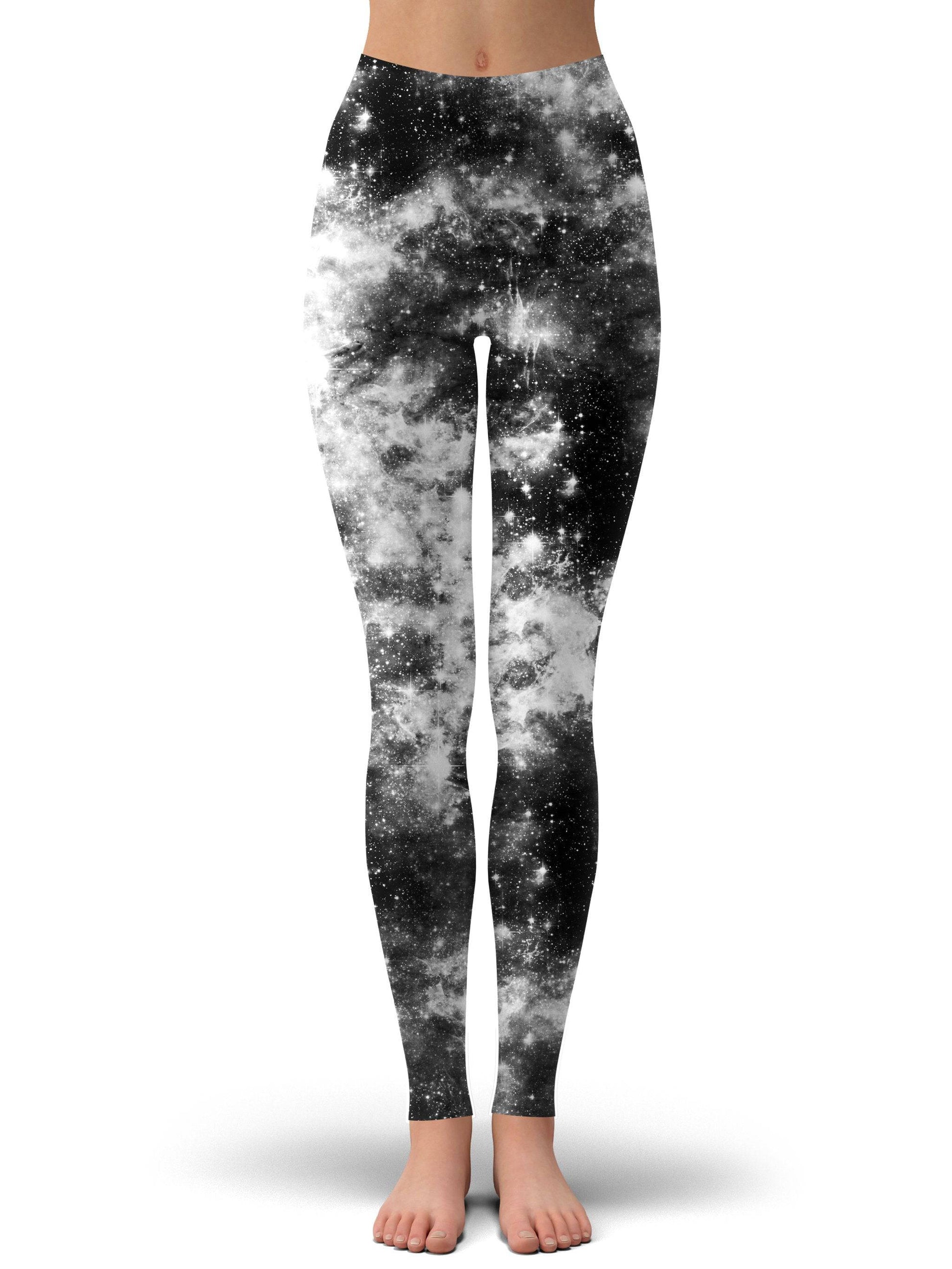 Deep Dark Galaxy Crop Top and Leggings with PM 2.5 Face Mask Combo, Set 4 Lyfe, | iEDM