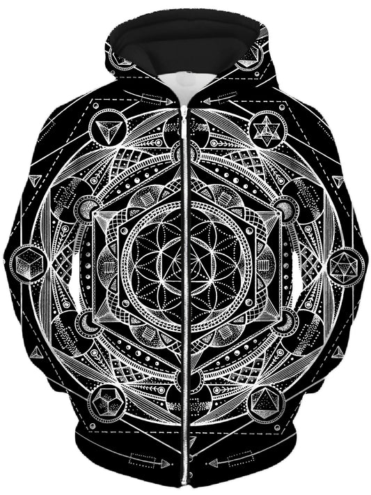 Esoteric Dark Unisex Zip-Up Hoodie, Set 4 Lyfe, | iEDM