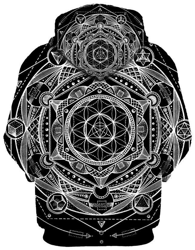 Esoteric Dark Unisex Zip-Up Hoodie, Set 4 Lyfe, | iEDM