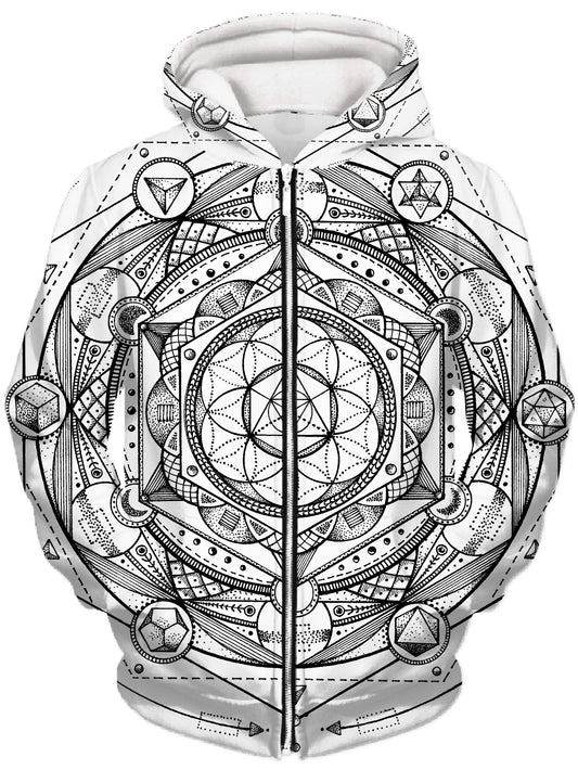 Esoteric Light Unisex Zip-Up Hoodie, Set 4 Lyfe, | iEDM