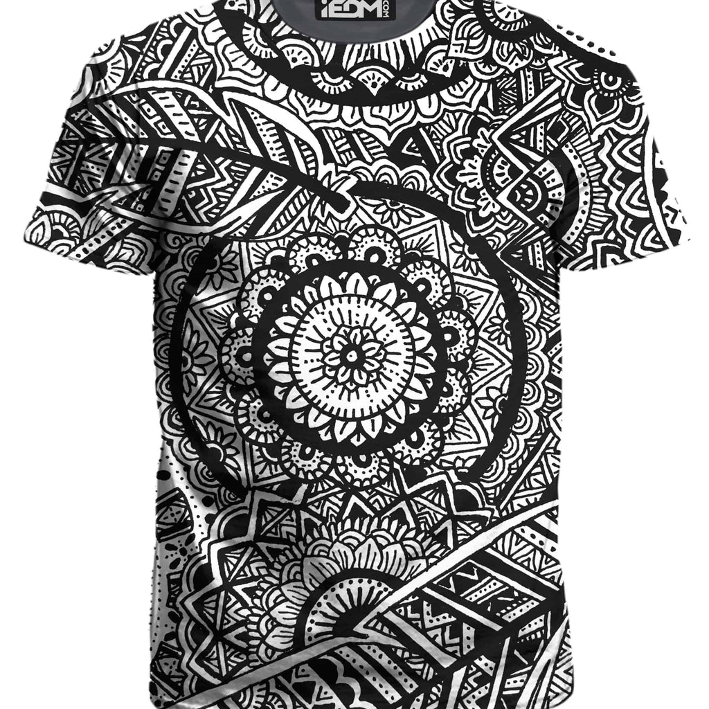 Feather Mandala Men's T-Shirt, Set 4 Lyfe, | iEDM