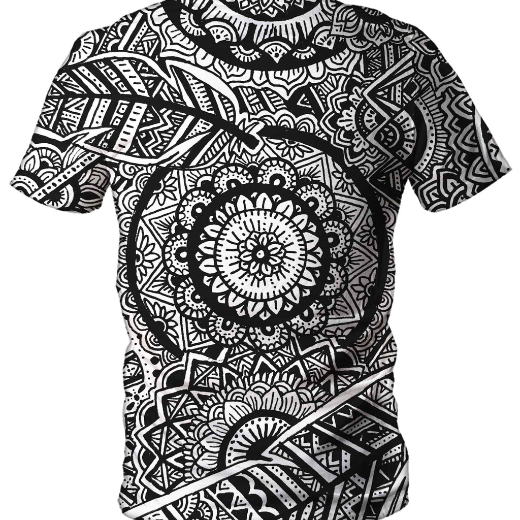 Feather Mandala Men's T-Shirt, Set 4 Lyfe, | iEDM