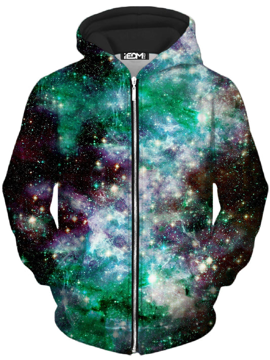 Galaxy Unisex Zip-Up Hoodie, Set 4 Lyfe, | iEDM