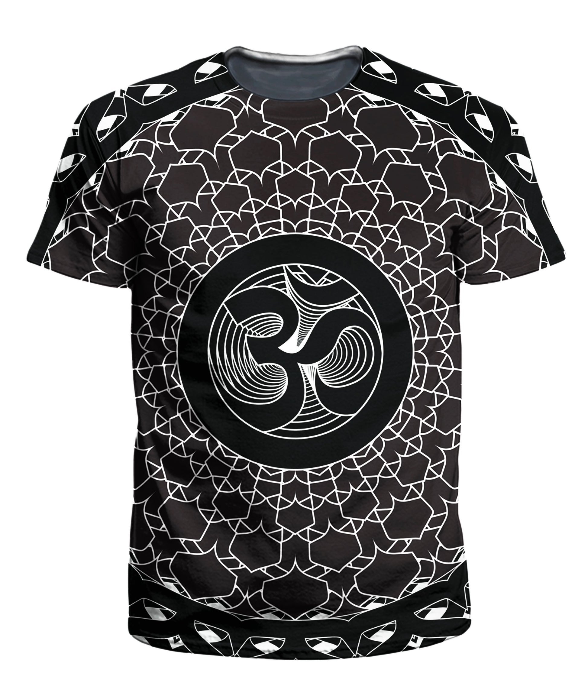 Infinite Om Mandala Men's T-Shirt, Set 4 Lyfe, | iEDM