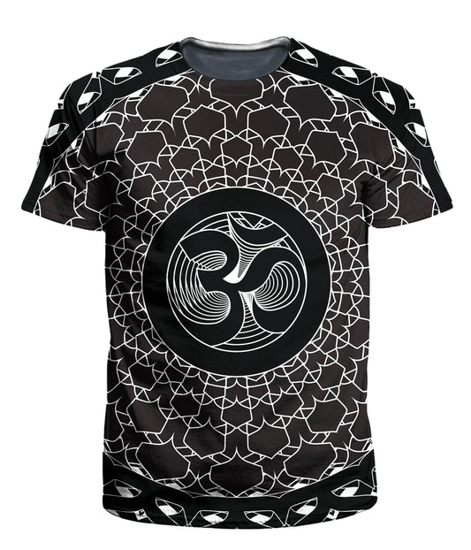Infinite Om Mandala Men's T-Shirt, Set 4 Lyfe, | iEDM
