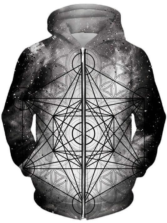Metatronic Unisex Zip-Up Hoodie, Set 4 Lyfe, | iEDM