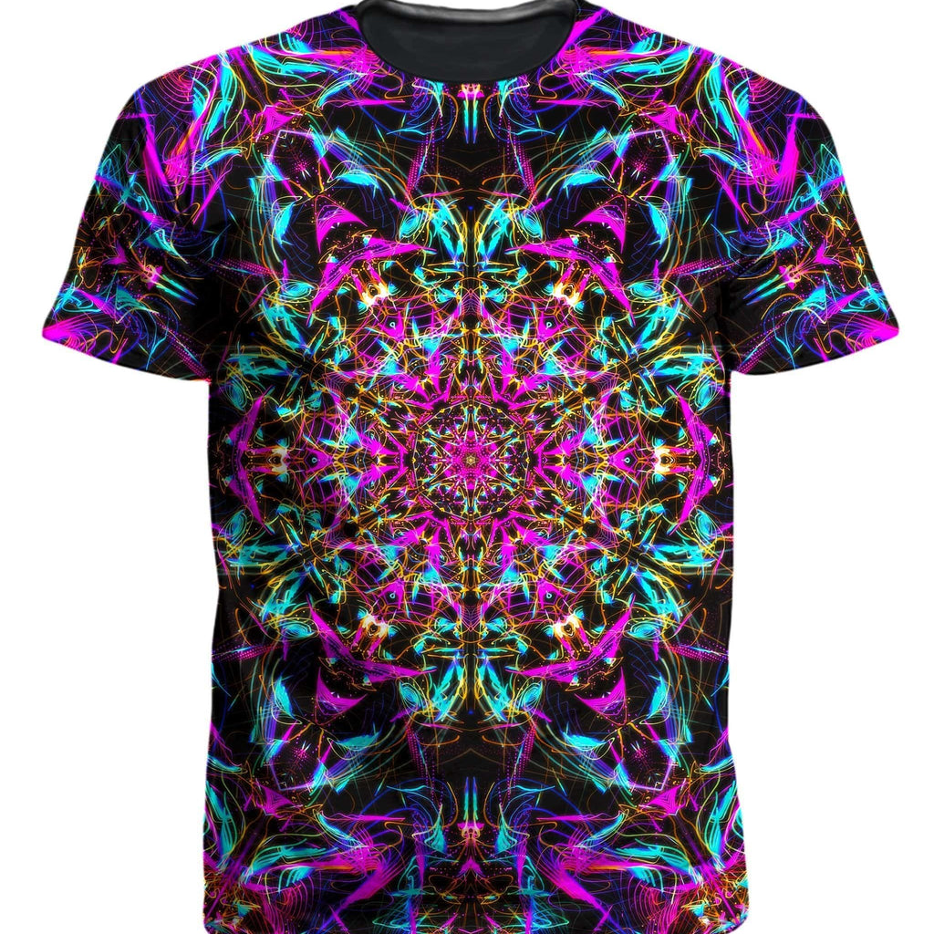 Neon Mandala Men's T-Shirt, Set 4 Lyfe, | iEDM