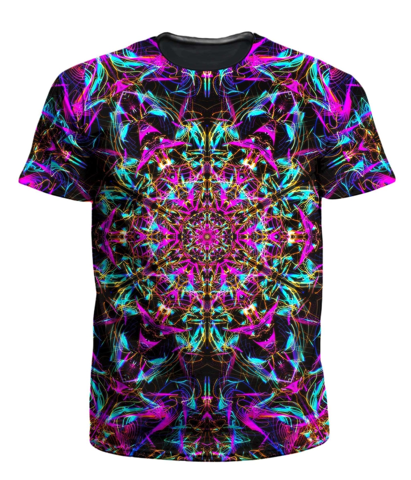 Neon Mandala Men's T-Shirt, Set 4 Lyfe, | iEDM