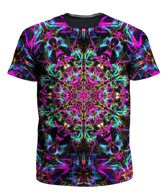 Neon Mandala Men's T-Shirt, Set 4 Lyfe, | iEDM