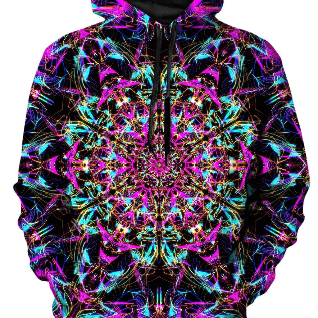 Neon Mandala Unisex Hoodie, Set 4 Lyfe, | iEDM