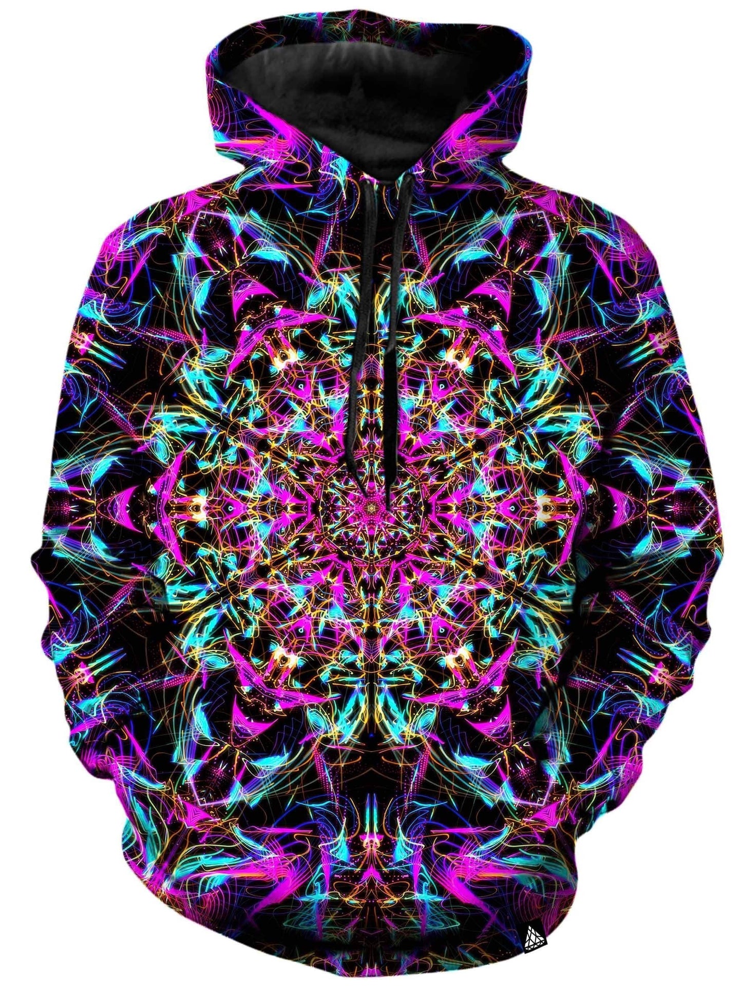 Neon Mandala Unisex Hoodie, Set 4 Lyfe, | iEDM