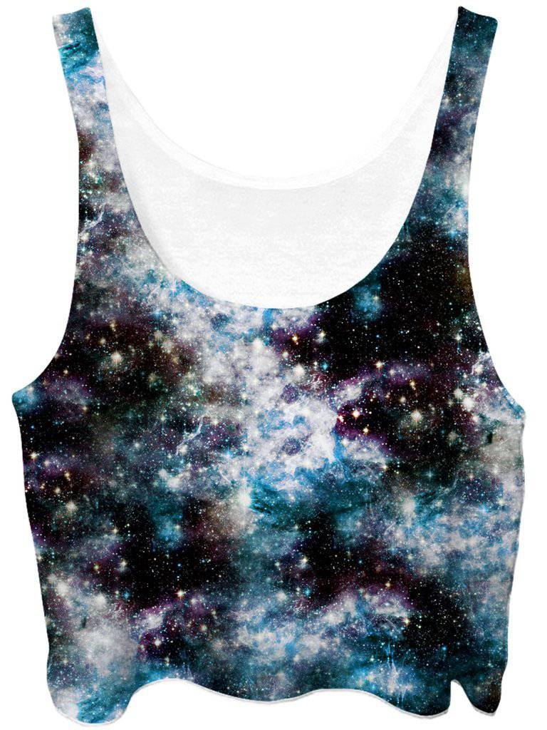 Party God Galaxy Crop Top and Leggings Combo, Set 4 Lyfe, | iEDM