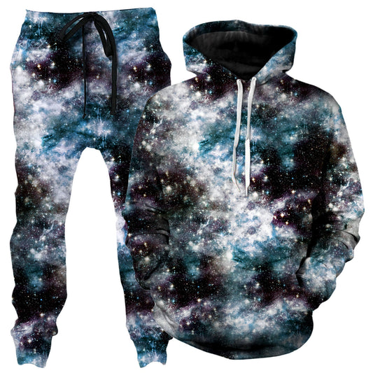 Set 4 Lyfe Party God Galaxy Hoodie and Joggers Combo - iEDM