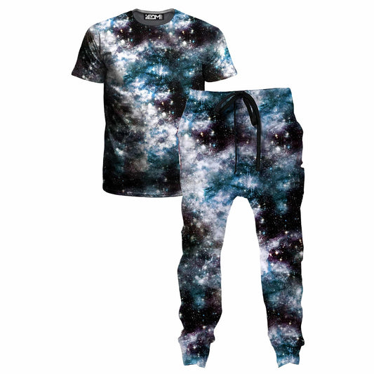 Party God Galaxy T-Shirt and Joggers Combo, Set 4 Lyfe, | iEDM