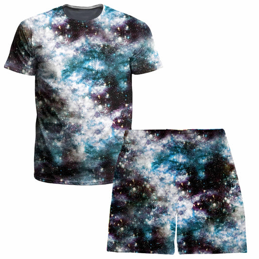 Party God Galaxy T-Shirt and Shorts Combo, Set 4 Lyfe, | iEDM
