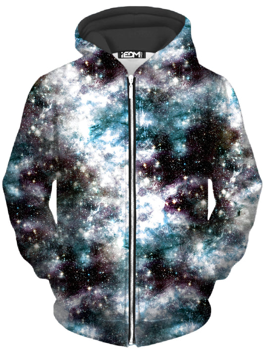 Party God Galaxy Unisex Zip-Up Hoodie, Set 4 Lyfe, | iEDM