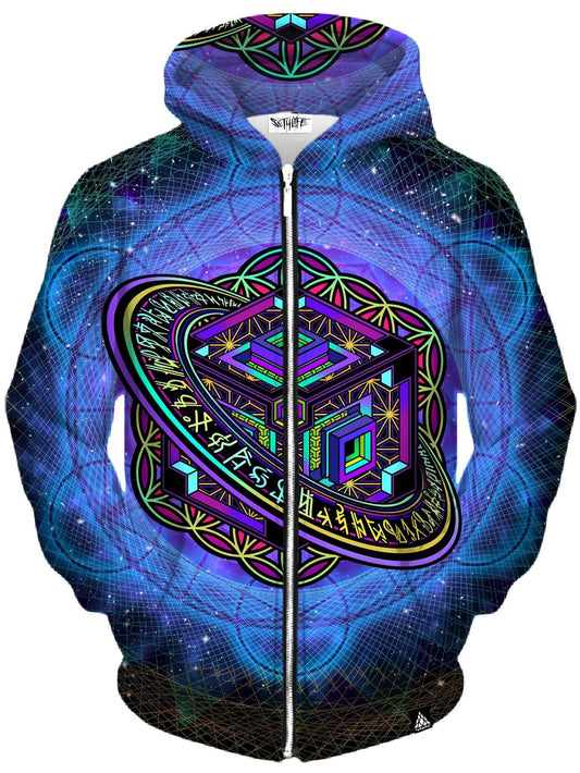 Perspective Unisex Zip-Up Hoodie, Set 4 Lyfe, | iEDM