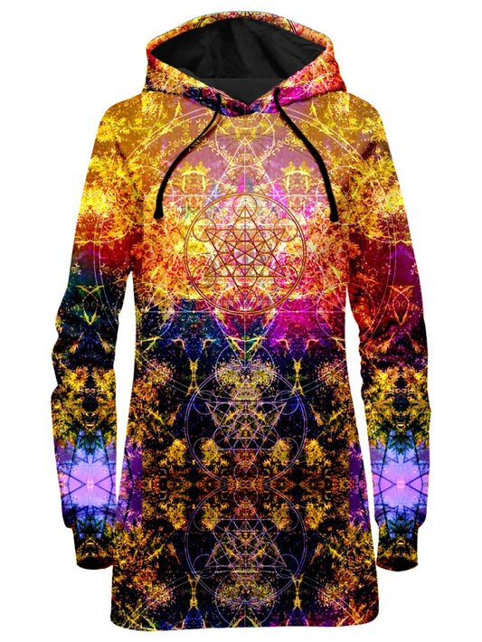 Pineal Metatron Hoodie Dress, Set 4 Lyfe, | iEDM
