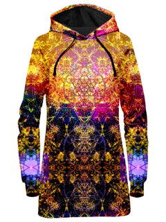 Set 4 Lyfe - Pineal Metatron Hoodie Dress