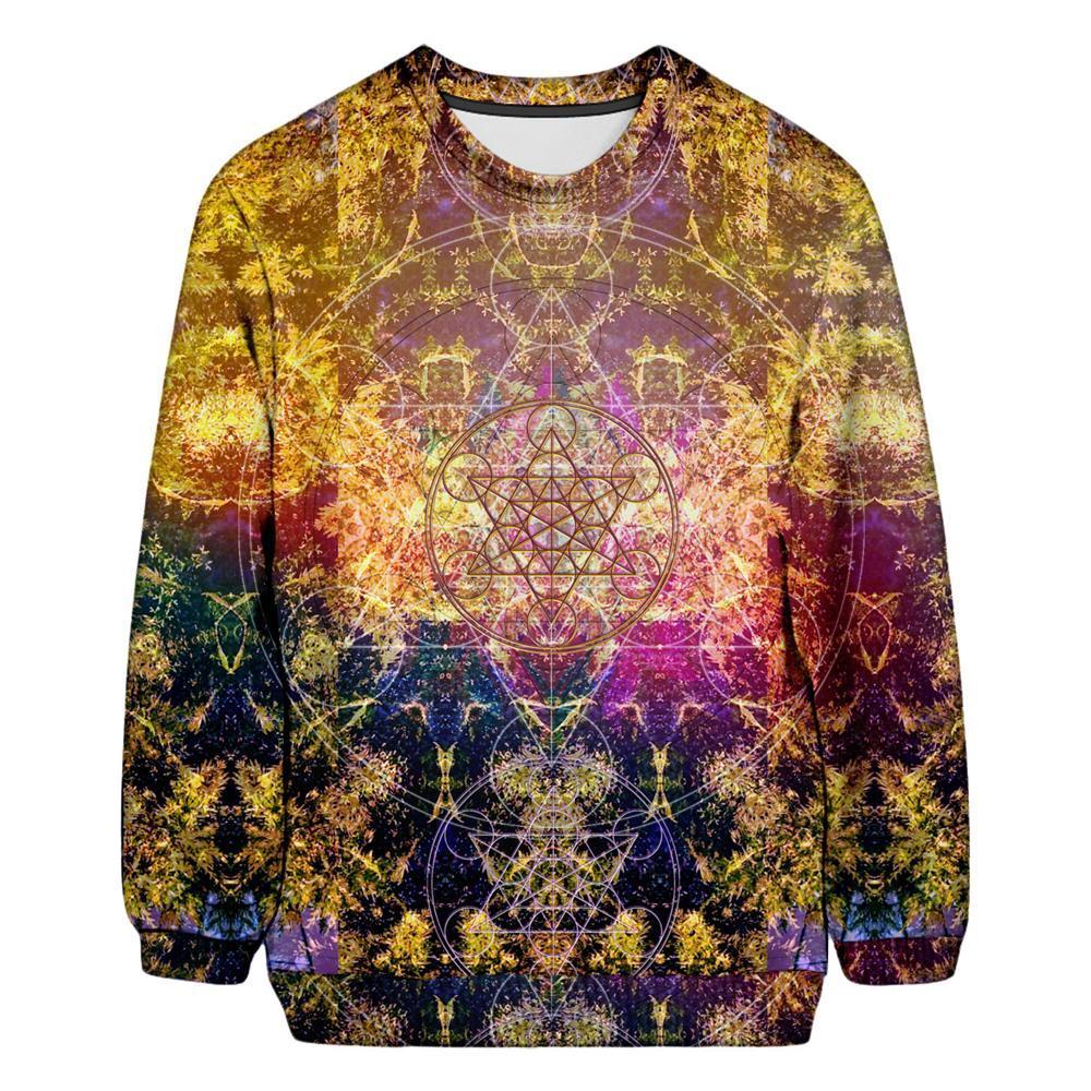 Set 4 Lyfe Pineal Metatron Sweatshirt and Joggers Combo - iEDM