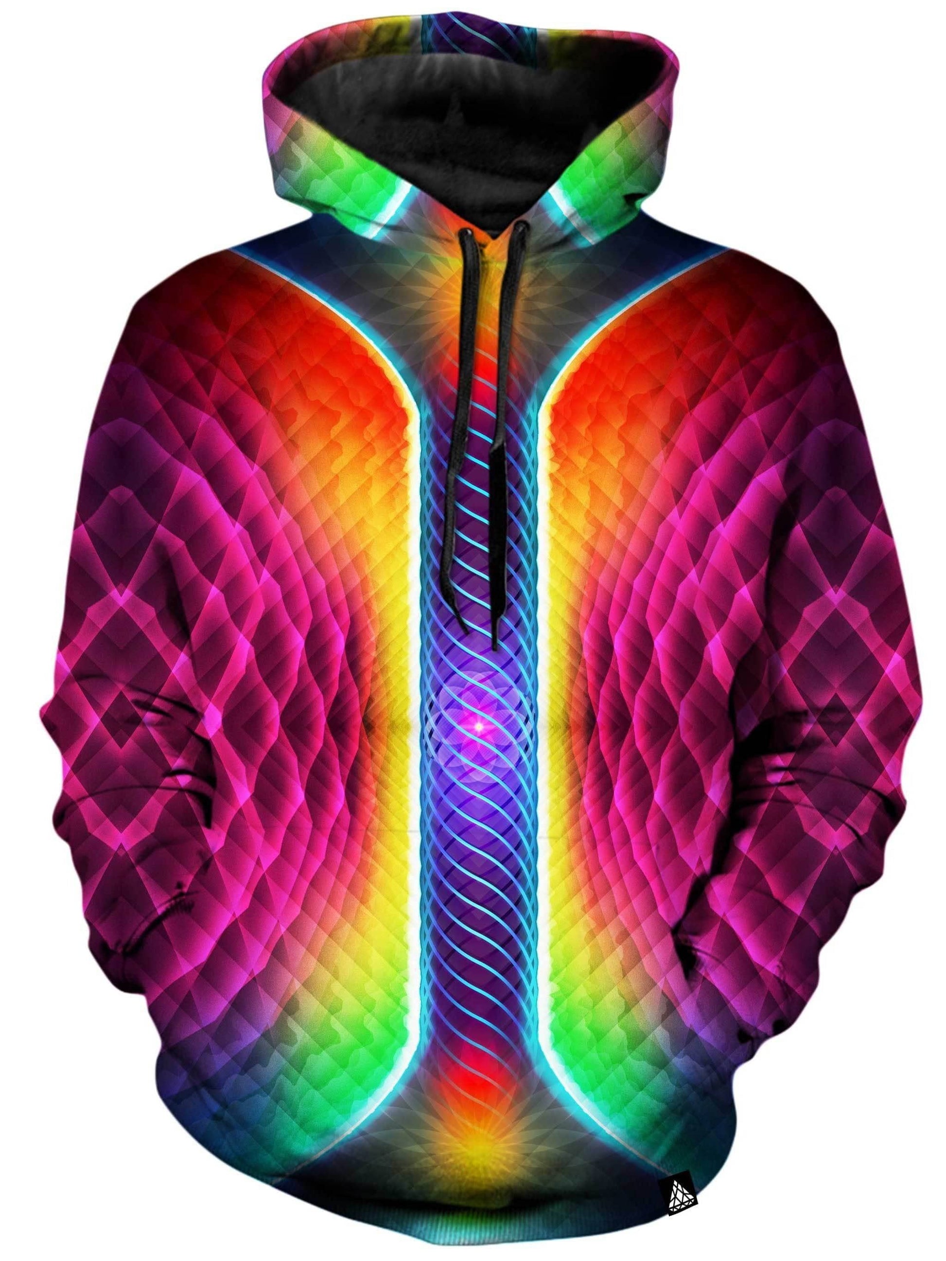 100% Polyester Sublimation Hoodie - Darker Pattern Large
