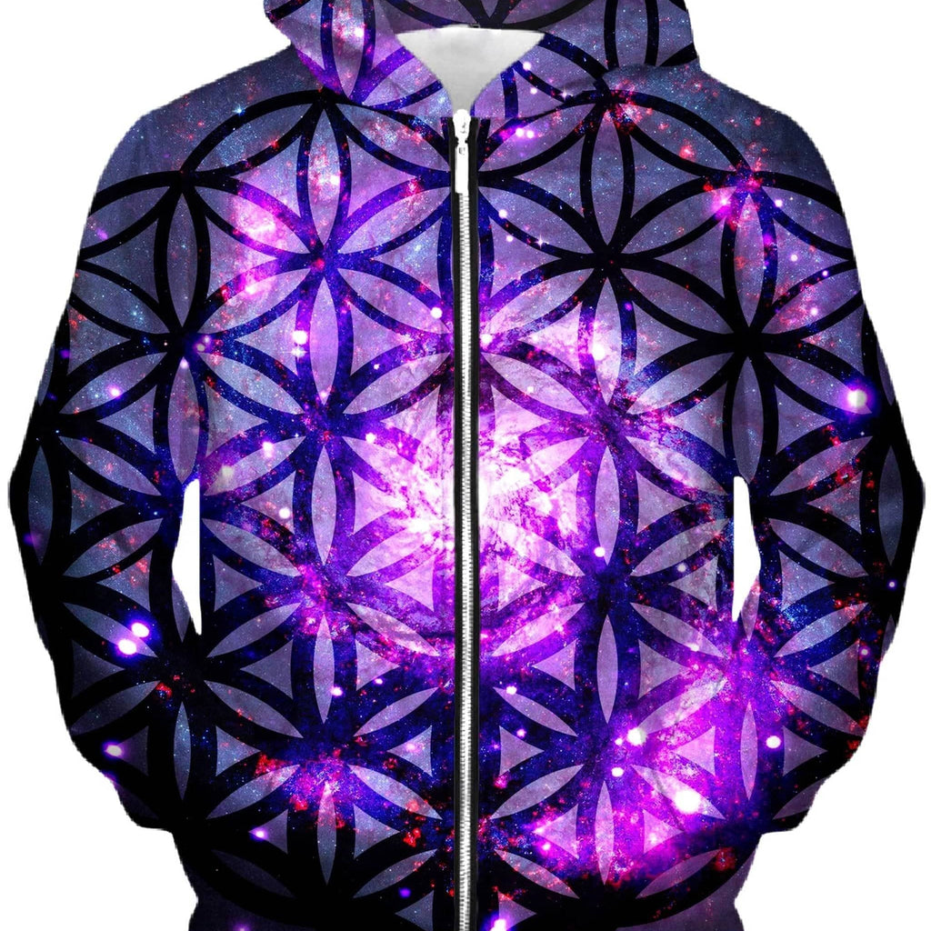 Sacred Space Unisex Zip-Up Hoodie, Set 4 Lyfe, | iEDM