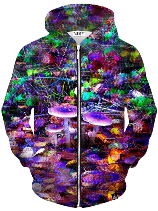 Shroomz Unisex Zip-Up Hoodie, Set 4 Lyfe, | iEDM