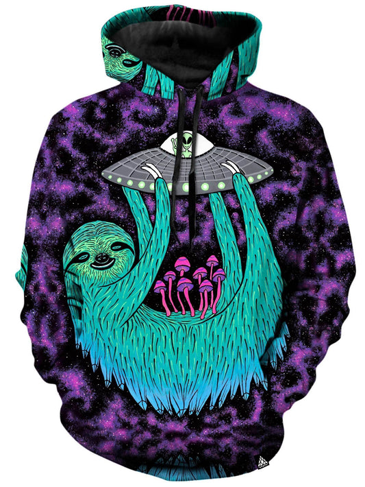 Sloth Abduction Unisex Hoodie, Set 4 Lyfe, | iEDM