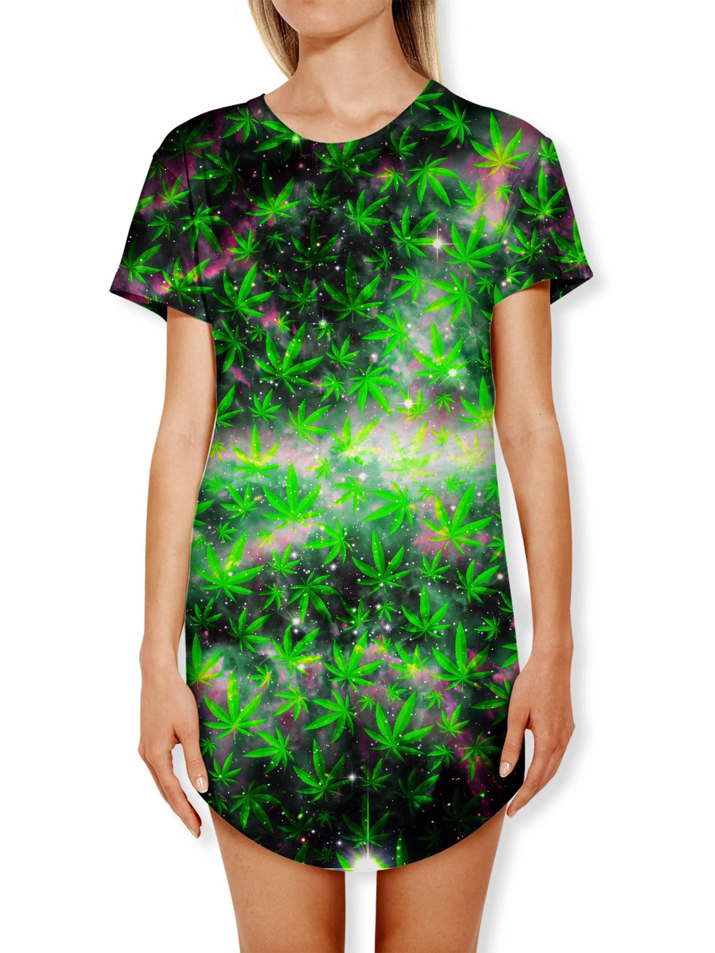 Space Ganja Drop Cut Unisex T-Shirt, Set 4 Lyfe, | iEDM