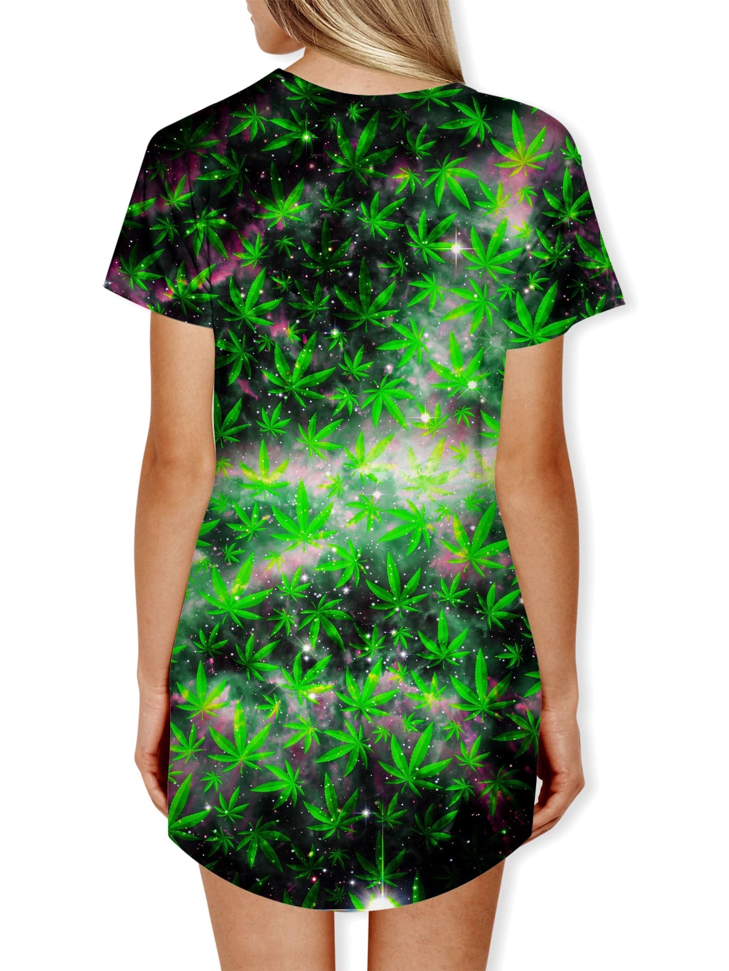 Space Ganja Drop Cut Unisex T-Shirt, Set 4 Lyfe, | iEDM