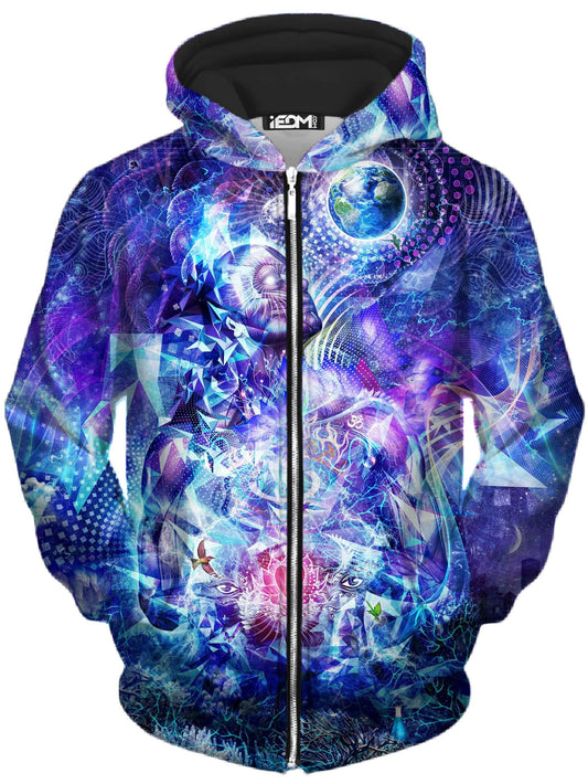 Transcension Unisex Zip-Up Hoodie, Set 4 Lyfe, | iEDM