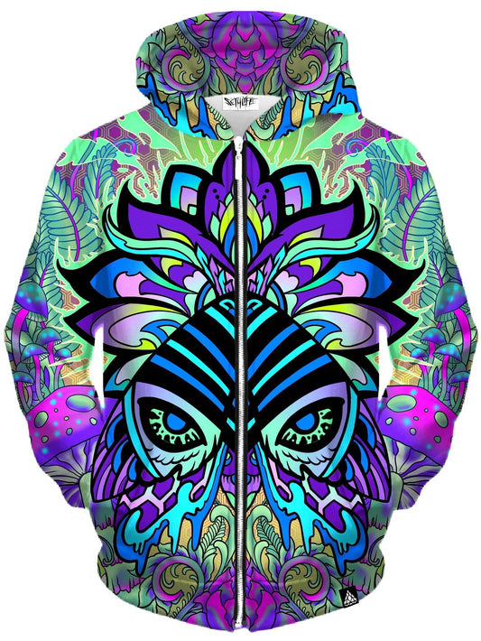 Wisdom Unisex Zip-Up Hoodie, Set 4 Lyfe, | iEDM