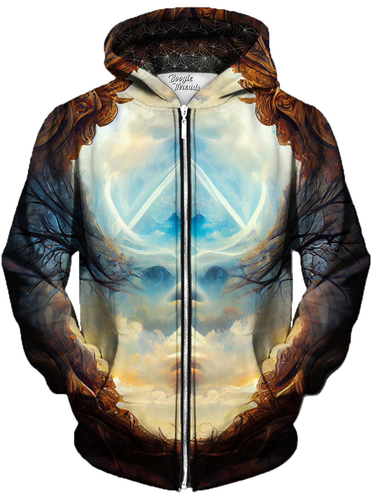 Spirited Animal Unisex Zip-Up Hoodie, Gratefully Dyed, | iEDM