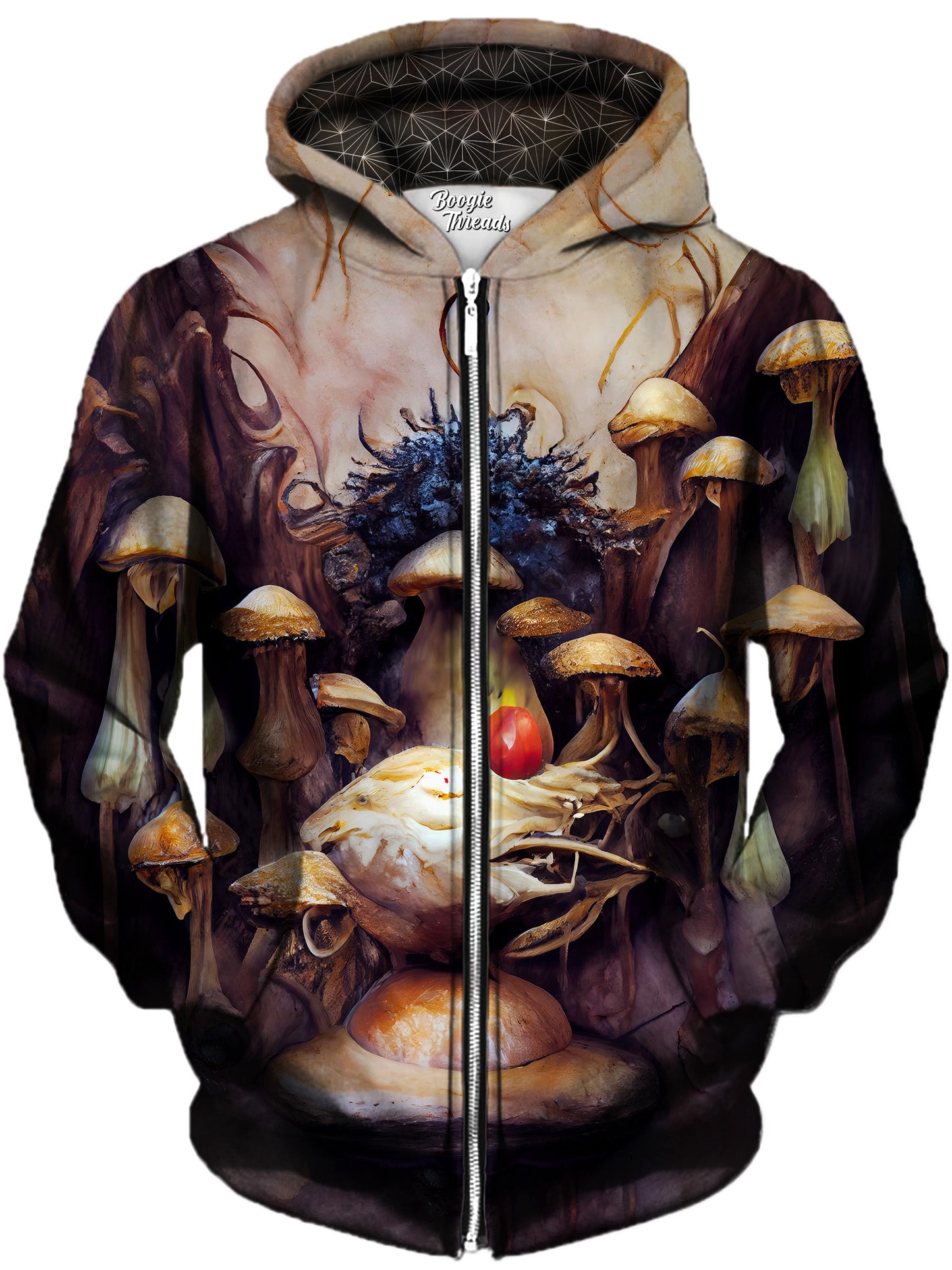 Submission Of Significance Unisex Zip-Up Hoodie, Gratefully Dyed, | iEDM