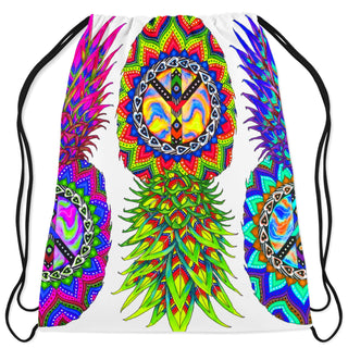 Svenja Jodicke - Ananas Trio Drawstring Bag