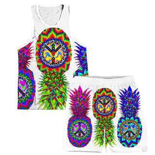 Svenja Jodicke - Ananas Trio Tank and Shorts Combo
