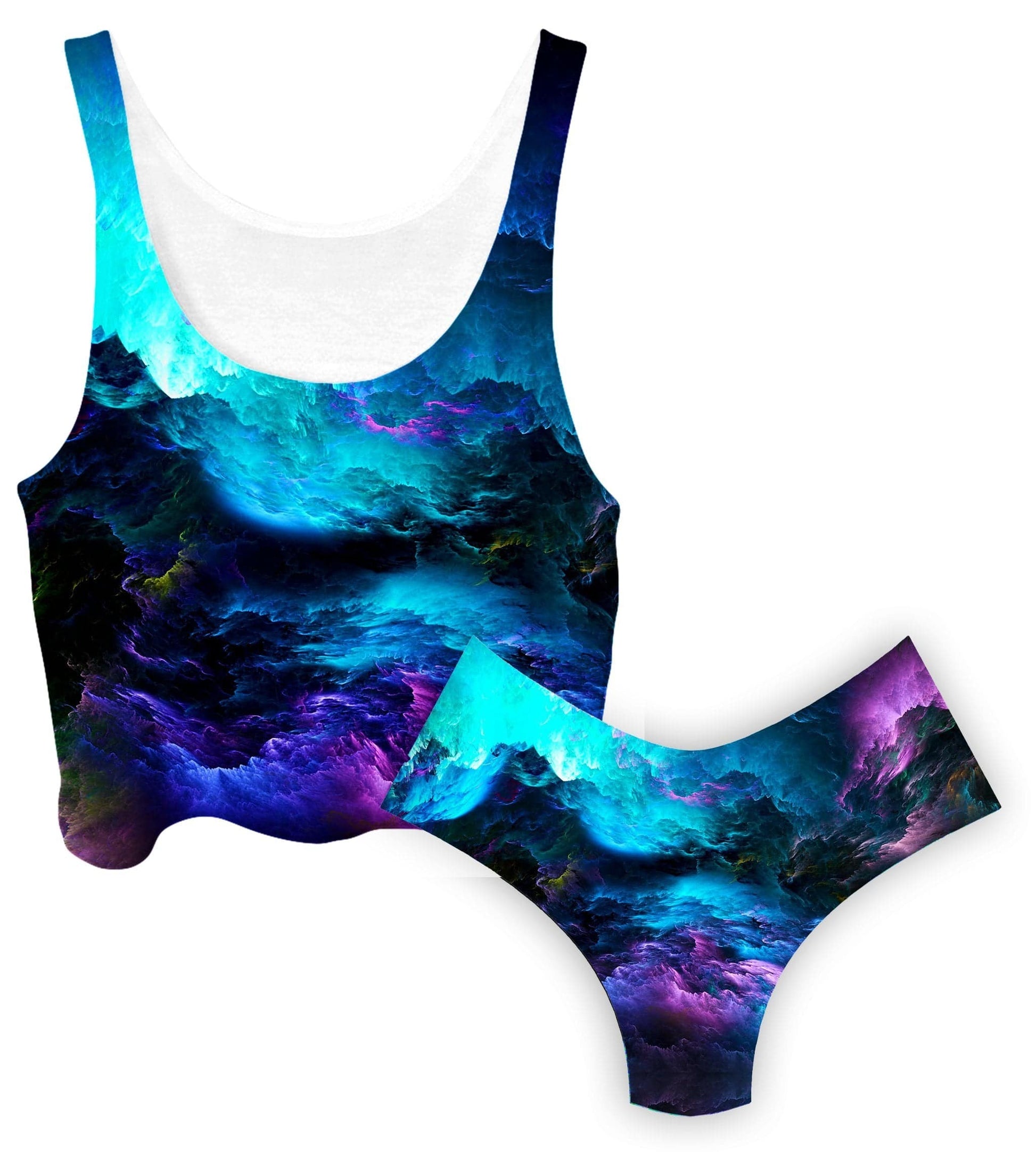 Dream Waves Crop Top and Booty Shorts Combo, Noctum X Truth, | iEDM