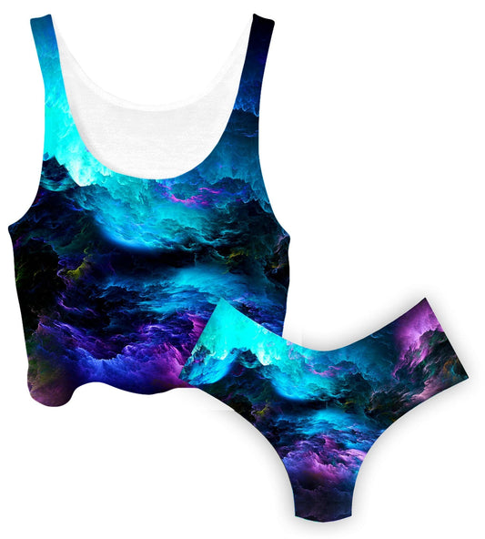 Dream Waves Crop Top and Booty Shorts Combo, Noctum X Truth, | iEDM
