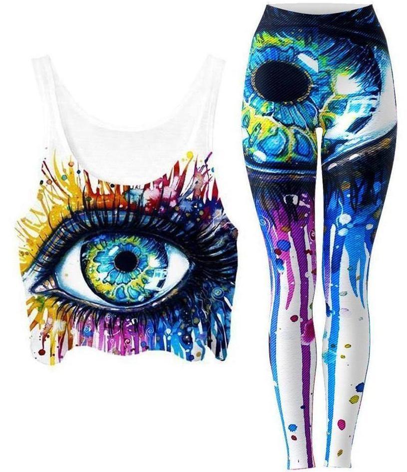 Eyecopi Kopie Crop Top and Leggings Combo, Svenja Jodicke, | iEDM