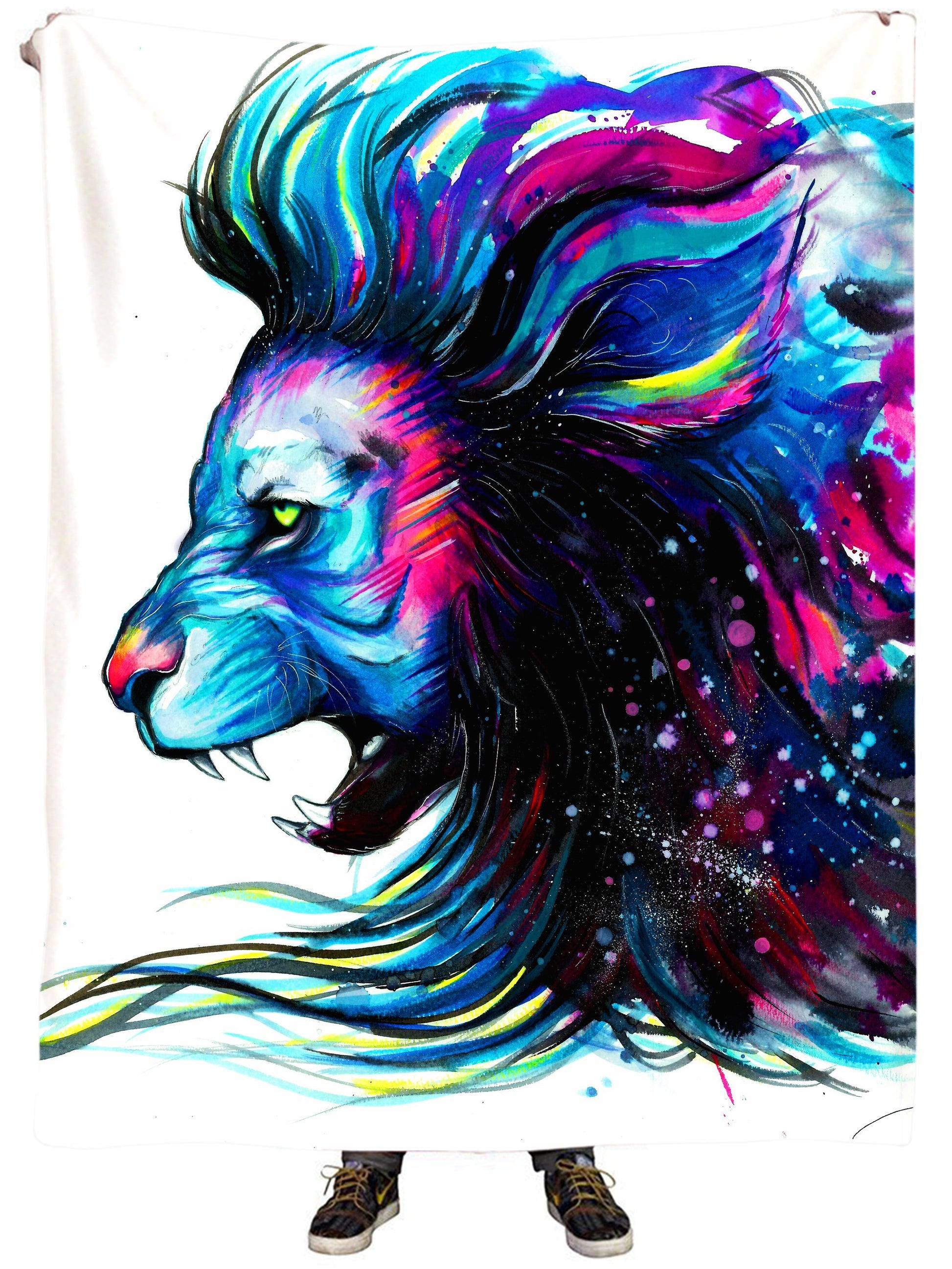 Lion Color Plush Blanket, Svenja Jodicke, | iEDM