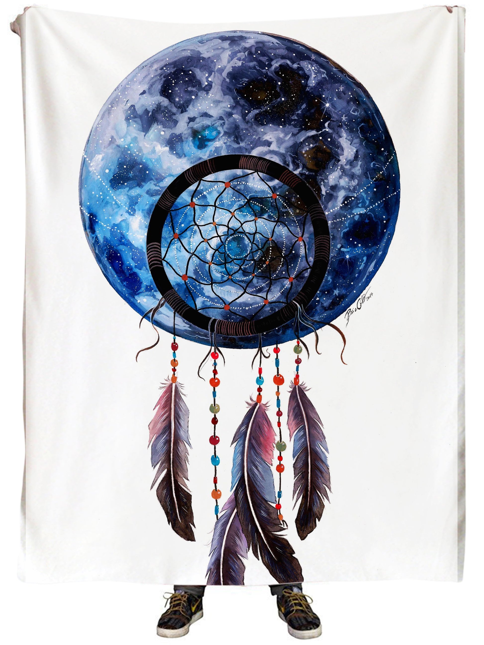 Moon Catcher Plush Blanket, Svenja Jodicke, | iEDM