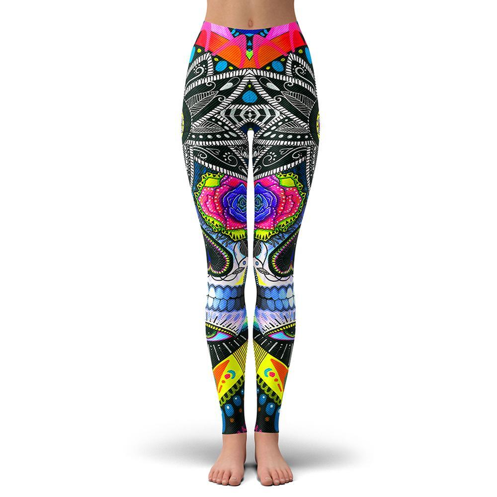 Suger Skull Crop Top and Leggings Combo, Svenja Jodicke, | iEDM