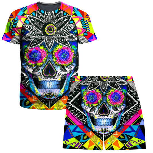 Svenja Jodicke Suger Skull T-Shirt and Shorts Combo