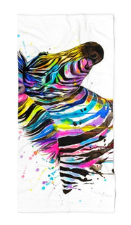 Svenja Jodicke - Zebra Bunt Beach Throw