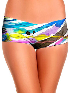 Svenja Jodicke - Zebra Bunt Booty Shorts