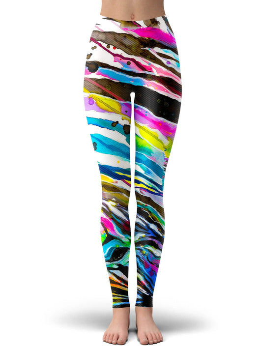 Zebra Bunt Foil Leggings, Svenja Jodicke, | iEDM