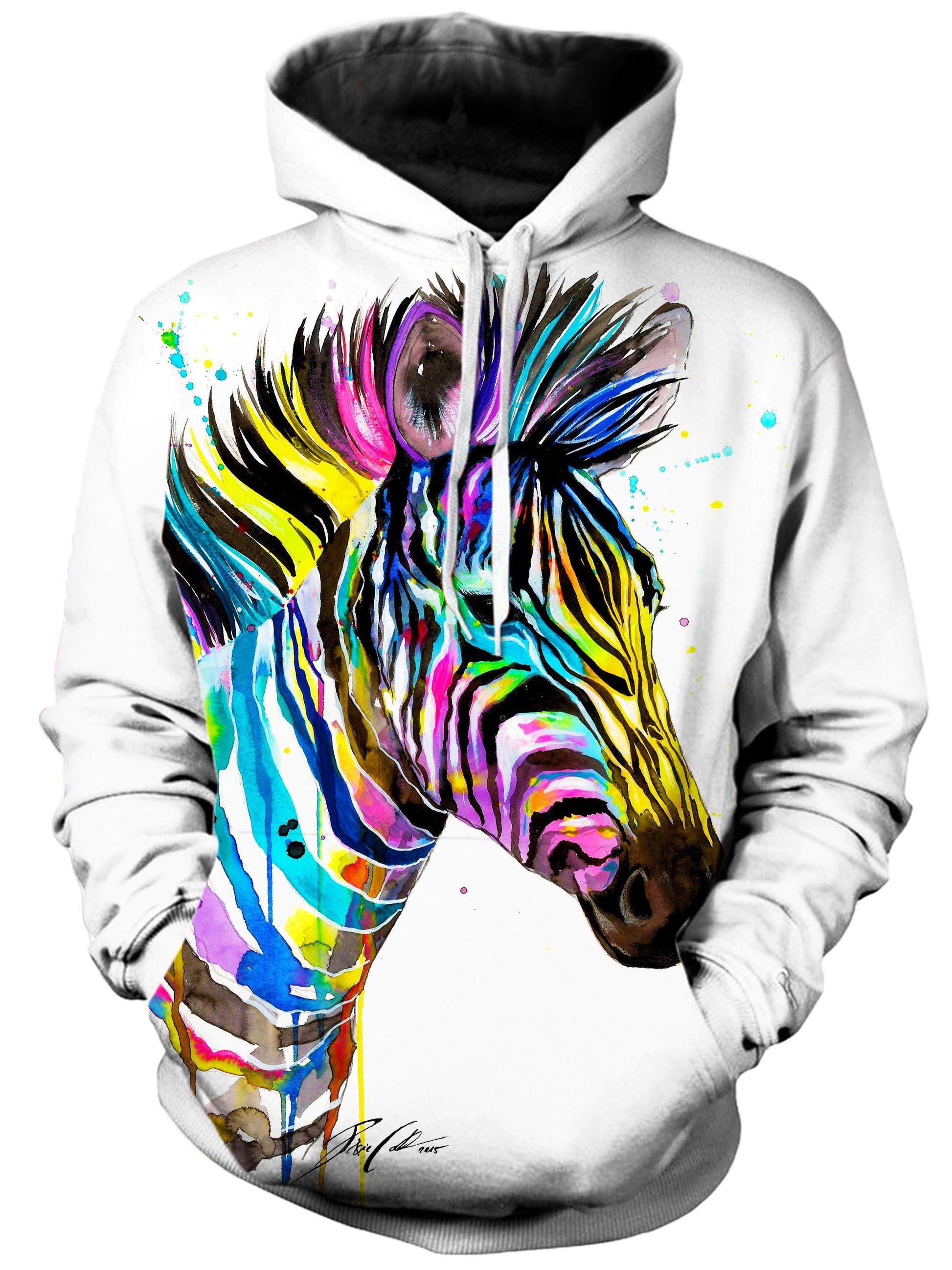 Zebra Bunt Unisex Hoodie, Svenja Jodicke, | iEDM