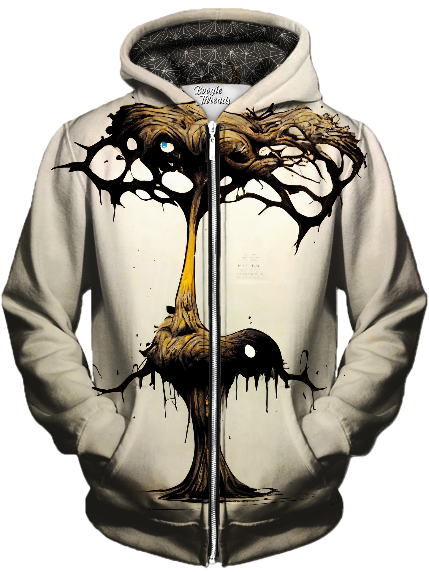 Tainted Wound Unisex Zip-Up Hoodie, Gratefully Dyed, | iEDM