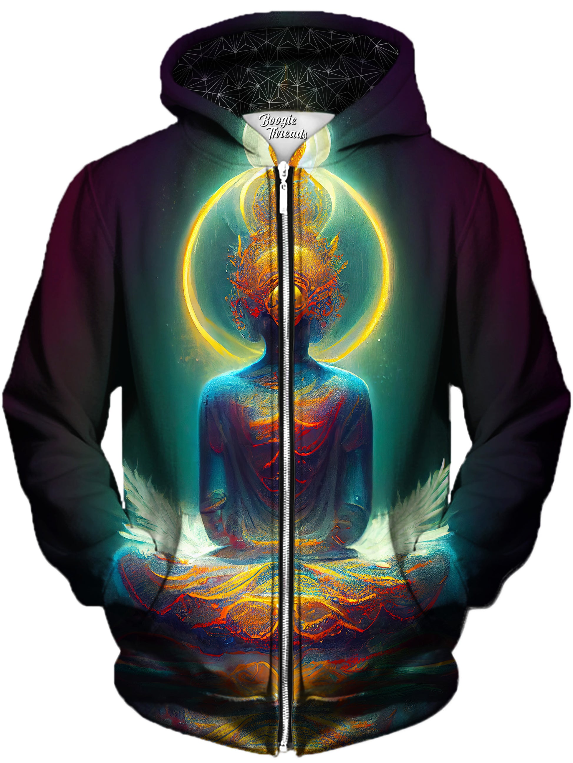 Tawdry Integrity Unisex Zip-Up Hoodie, Gratefully Dyed, | iEDM